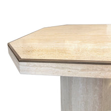 Load image into Gallery viewer, Pair of Vintage Travertine Tables by Willy Rizzo for Jean Charles, 1970s
