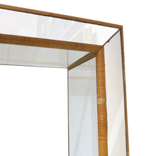 Load image into Gallery viewer, 1960s Mirrored Shelving Unit with Rattan Frame, French
