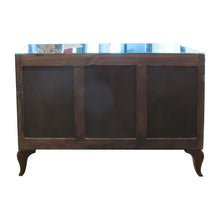 Load image into Gallery viewer, French Mirrored Chest of Drawers with Floral Detail, Circa 1950s
