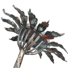 Load image into Gallery viewer, Extra Large Sculptural Wrought Iron Floor Lamp with Frosted Glass, 1970s/80s
