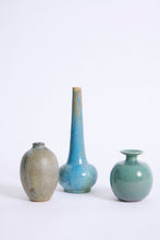 Load image into Gallery viewer, Blue Ceramic Vase by Alfred Renoleau
