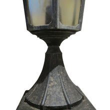 Load image into Gallery viewer, A Pair of Aluminium Outdoor Pillar Lanterns, English, circa 1950s
