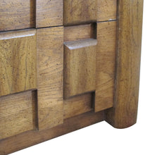Load image into Gallery viewer, Brutalist 1960s Walnut Tallboy - Chest of Drawers

