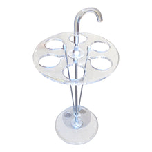 Load image into Gallery viewer, 1970s French Perspex &amp; Chrome Umbrella Stand
