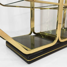 Load image into Gallery viewer, 1970s Romeo Rega Manner Octagonal Brass Display Unit
