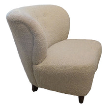 Load image into Gallery viewer, Pair of Vintage Finnish Lounge Chairs in Textured Beige Fabric
