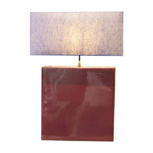 Load image into Gallery viewer, French Pair of Ceramic Table Lamps with Burgundy Glaze, 1960s
