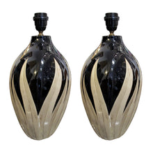 Load image into Gallery viewer, Pair of Italian Tulip-Shaped Ceramic Table Lamps, Circa 1970s
