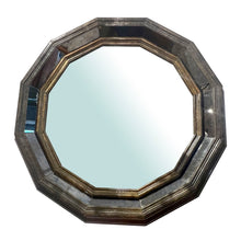 Load image into Gallery viewer, Large Octagonal Brass-Clad Mirror in the Style of Rodolfo Dubarry, 1960s–70s
