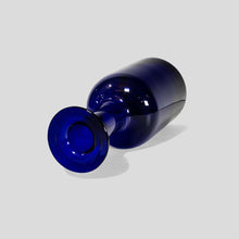 Load image into Gallery viewer, Blue Holmegaard vase designed by Otto Brauer
