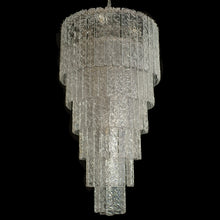 Load image into Gallery viewer, 1960s large ceiling light Piastre attributed to Venini
