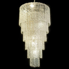 Load image into Gallery viewer, 1960s large ceiling light Piastre attributed to Venini
