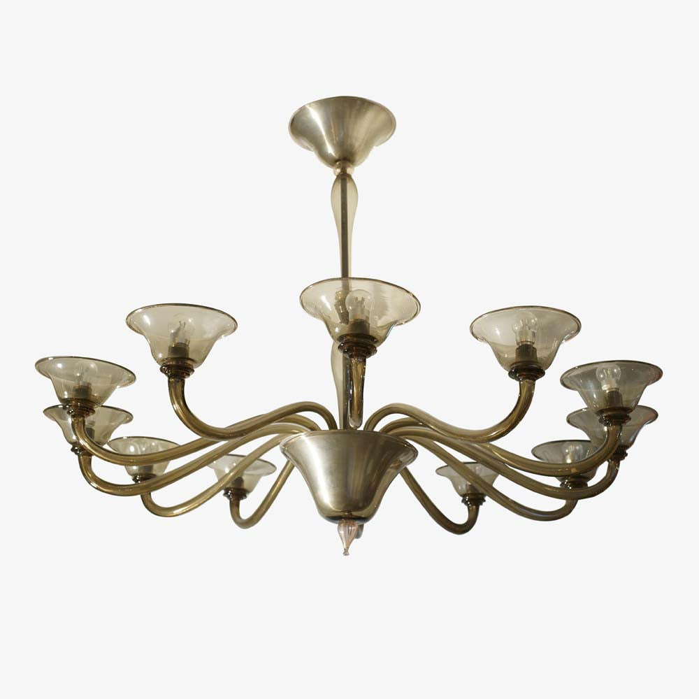 A large 1940s Venetian Chandelier