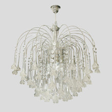 Load image into Gallery viewer, Flower rain chandelier by Cenedese
