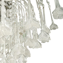 Load image into Gallery viewer, Flower rain chandelier by Cenedese
