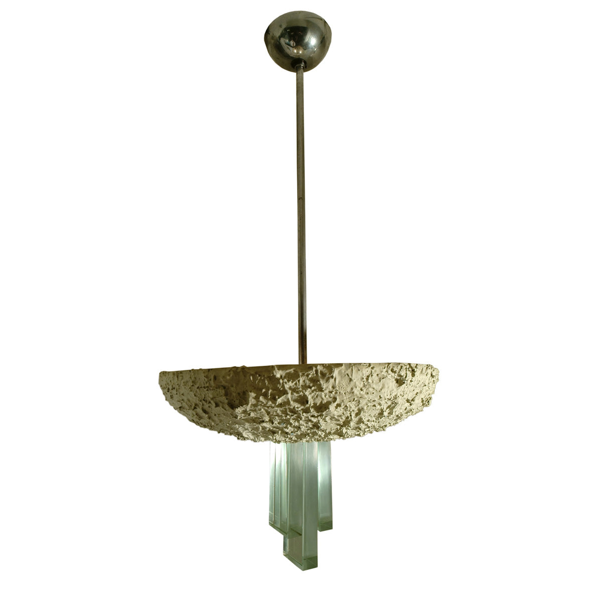 A rare Fontana Arte ceiling light