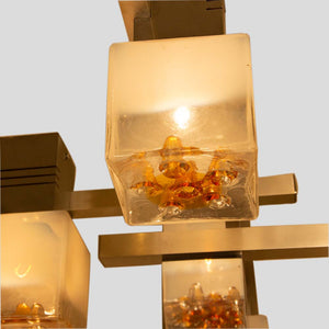 1970s Gaetano Sciolari ceiling light for Mazzega