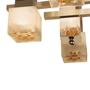 1970s Gaetano Sciolari ceiling light for Mazzega