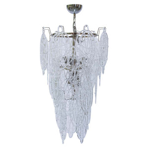 Regnatela Italian Murano Glass Ceiling Light Design AV Mazzega