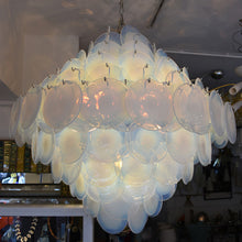 Load image into Gallery viewer, 1960s Vistosi opaline colour disc chandelier
