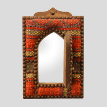 Load image into Gallery viewer, Vintage Tabernacle small ethnical mirror
