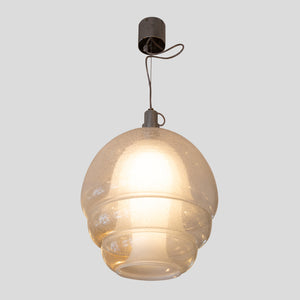 S 134 Space Age suspension light by Carlo Nason for Mazzega