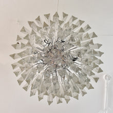 Load image into Gallery viewer, Pair of Venini Triedri glass ceiling light
