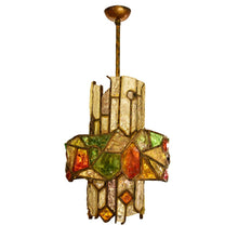 Load image into Gallery viewer, 1970s Italian Longobard design Ceiling Light
