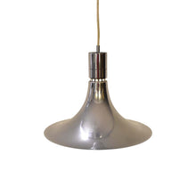 Load image into Gallery viewer, Chrome Metal suspension light designed by Franco Albini
