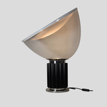 Load image into Gallery viewer, Taccia table lamp black white chrome clear glass by Flos
