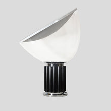 Load image into Gallery viewer, Taccia table lamp black white chrome clear glass by Flos
