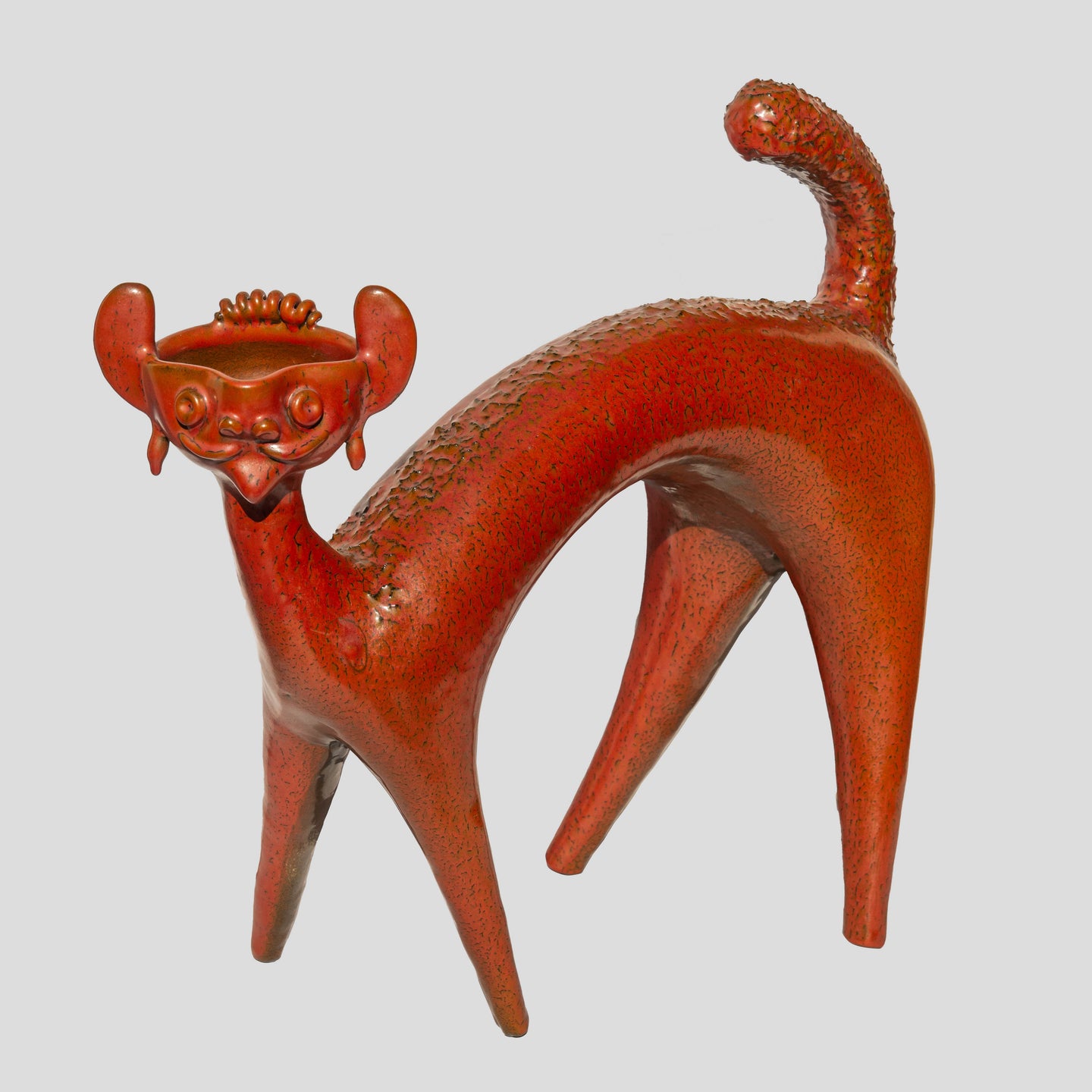 1960s Italian Gatto Ceramic sculpture