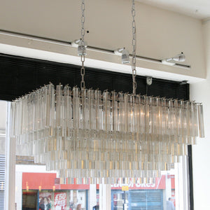 A Venini Triedri rectangular ceiling light