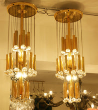 Load image into Gallery viewer, A pair of sciolari ceiling lights
