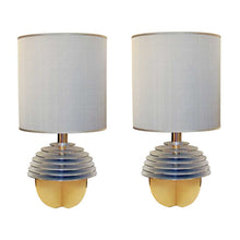 Load image into Gallery viewer, Pair of 1970s Italian design table Lamps by Banci Firenze
