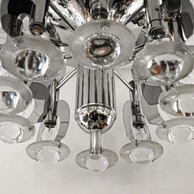 Load image into Gallery viewer, Flash mount ceiling light by Gaetano Sciolari, 1970s
