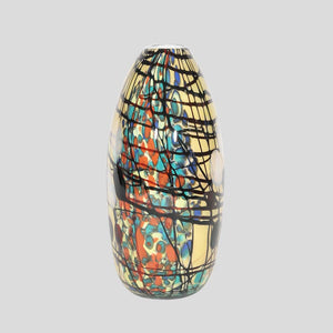 Multicolour Cenedese Glass vase