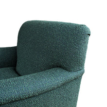 Load image into Gallery viewer, Mid-century Pair of Large Swedish Armchairs Newly Upholstered In a Green Fabric
