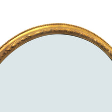 Load image into Gallery viewer, 1790s Georgian Large Oval Mirror with Gilt Wood Frame, English
