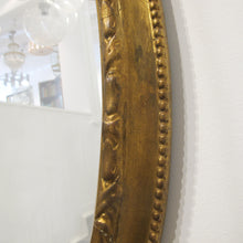 Load image into Gallery viewer, 1790s Georgian Large Oval Mirror with Gilt Wood Frame, English
