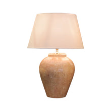 Load image into Gallery viewer, 1970s Pair of Pink Tessellated Marble Table Lamps, Italian
