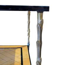 Load image into Gallery viewer, 1970s Pair of Side Tables by Maison Delisle with Bronze legs, French
