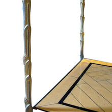 Load image into Gallery viewer, 1970s Pair of Side Tables by Maison Delisle with Bronze legs, French
