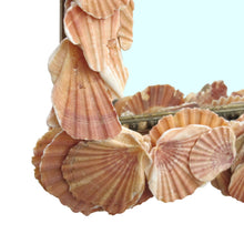 Load image into Gallery viewer, Mid-Century Scallop Shell Mirror on Antique Frame – Coastal Elegance, French
