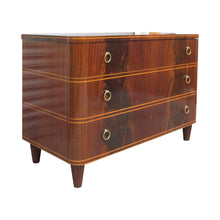 Load image into Gallery viewer, 1940s Swedish Mahogany Chest of Drawers by Axel Larsson
