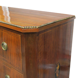 Swedish Mid-Century Chest of Drawers with Golden Birch Veneers