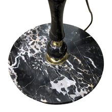 Load image into Gallery viewer, 1970s Elegant Pair of Black Marble and Brass Floor Lamps, Swedish
