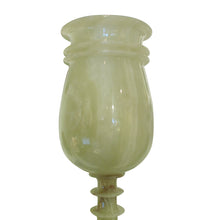 Load image into Gallery viewer, Mid-Century Pair of Polished Green Onyx Table Lamps, English
