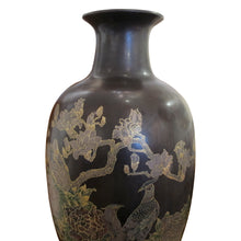 Load image into Gallery viewer, Mid-Century Pair of Oversized Papier Maché Chinese Vases
