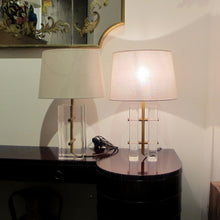 Load image into Gallery viewer, 1970s American Pair of Lucite Table lamps attributed to Charles Hollis Jones
